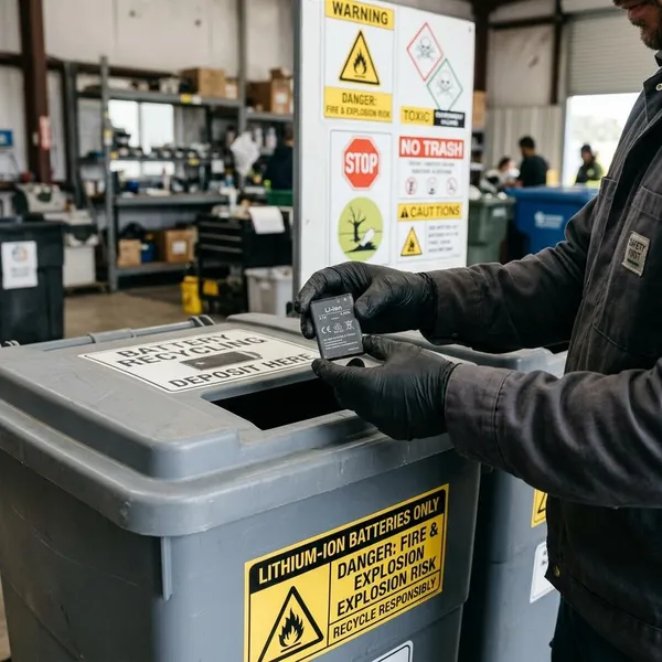 lithium ionen akku entsorgen