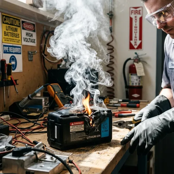 lithium ionen akku gefahr