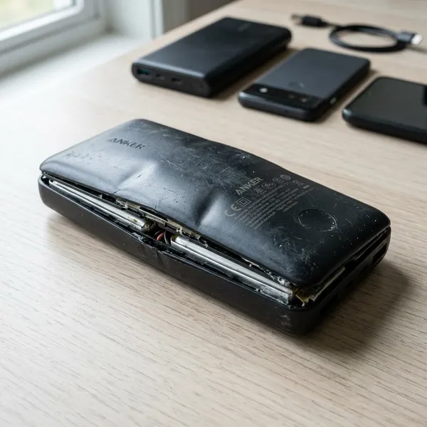 powerbank aufgebläht