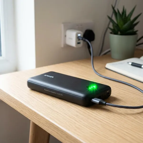 powerbank aufladen