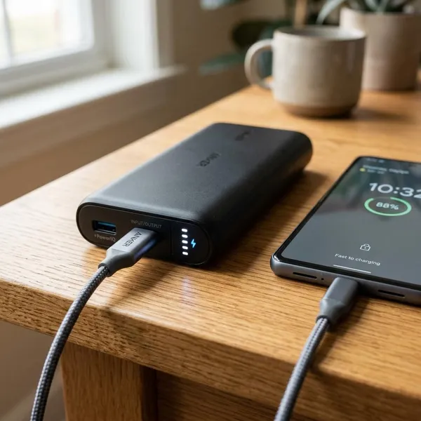 Woran Sie eine volle Powerbank erkennen