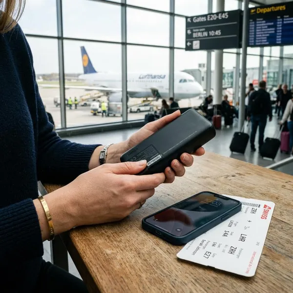 So prüfen Sie Ihre Powerbank vor dem Flug