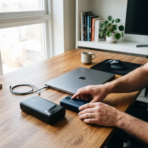 Laptop mit Powerbank richtig laden
